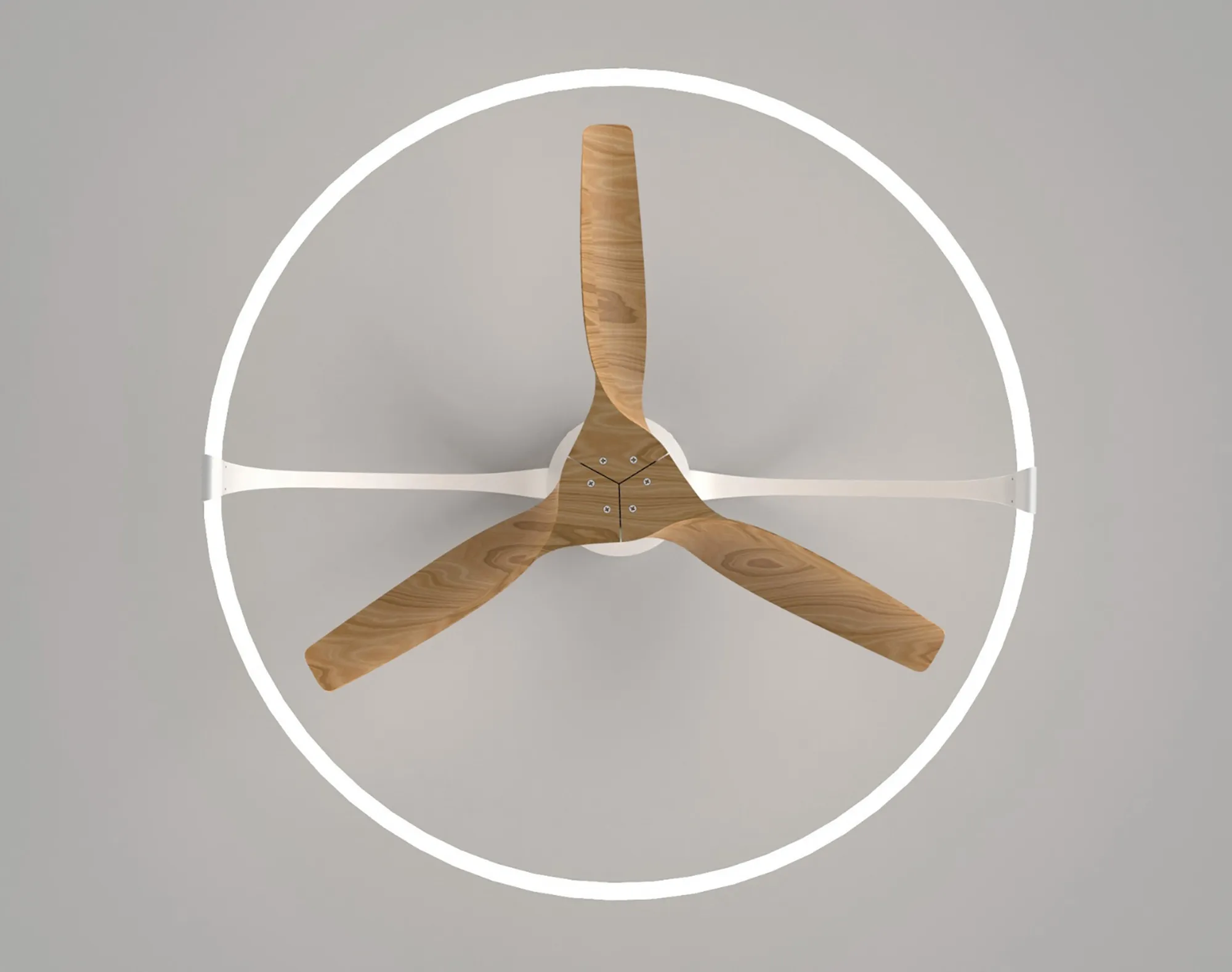 Nepal 75W LED Dimmable Ceiling Light & Fan, Remote / APP / Voice Controlled White M7532  Mantra Nepal